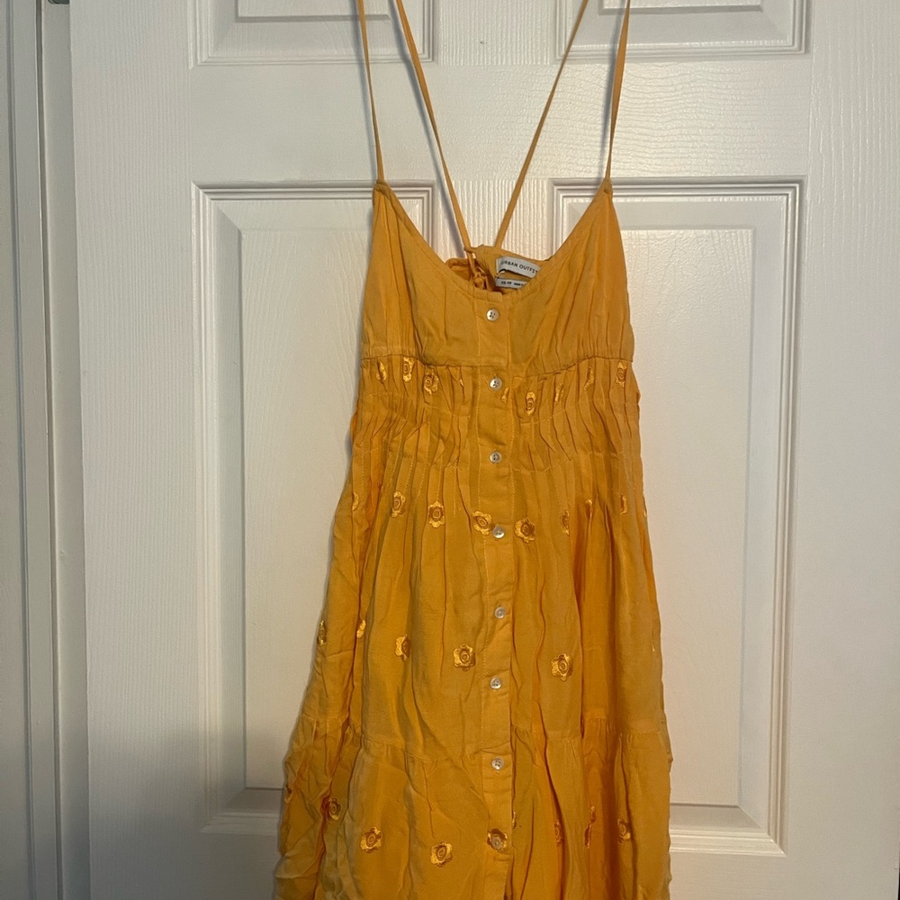 Urban Outfitters Yellow Mini Dress